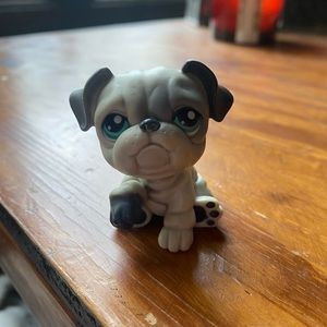 RARE LPS #446 Grey Bulldog